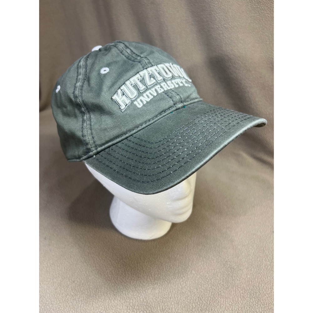 Kutztown University Baseball Cap Hat Green The Game Cotton Adjustable